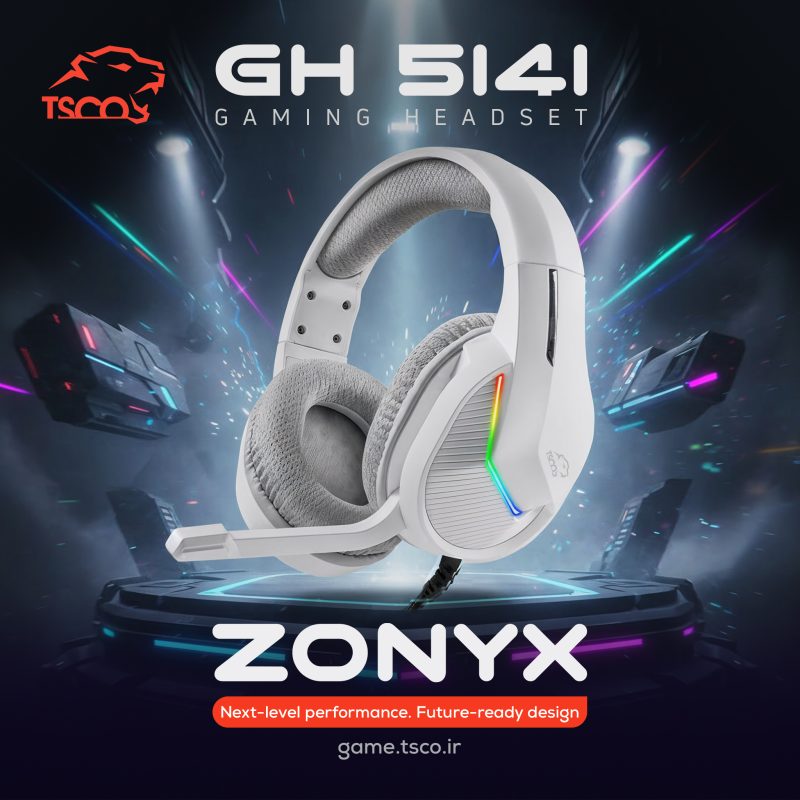 هدست گیمینگ تسکو مدل GH 5141 Zonyx 5 هدست تسکو GH 5141 Zonyx