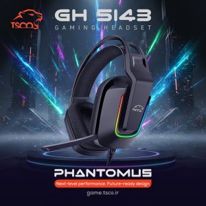 هدست گیمینگ تسکو مدل GH 5143 Phantomus 9 GH 5143 Poster