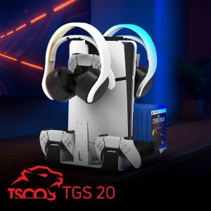 پایه شارژر گیم پد و فن خنک کننده تسکوگیم مدل TGS 20 8 TGS 20