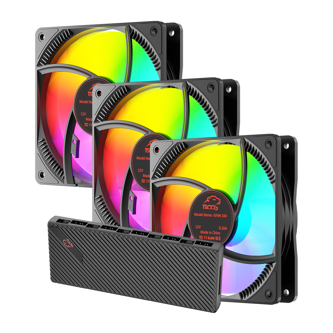 فن کیس گیمینگ تسکو مدل GFAN 300 Skadi Storm فن کیس گیمینگ تسکو مدل GFAN 300 Skadi Storm