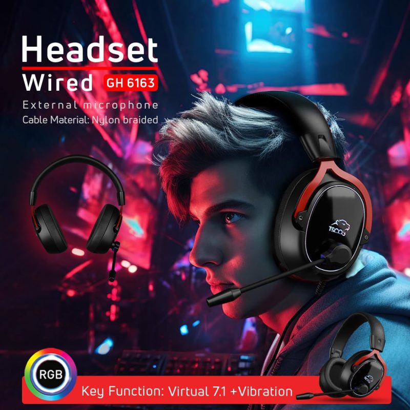 هدست گیمینگ تسکوگیم مدل GH 6163