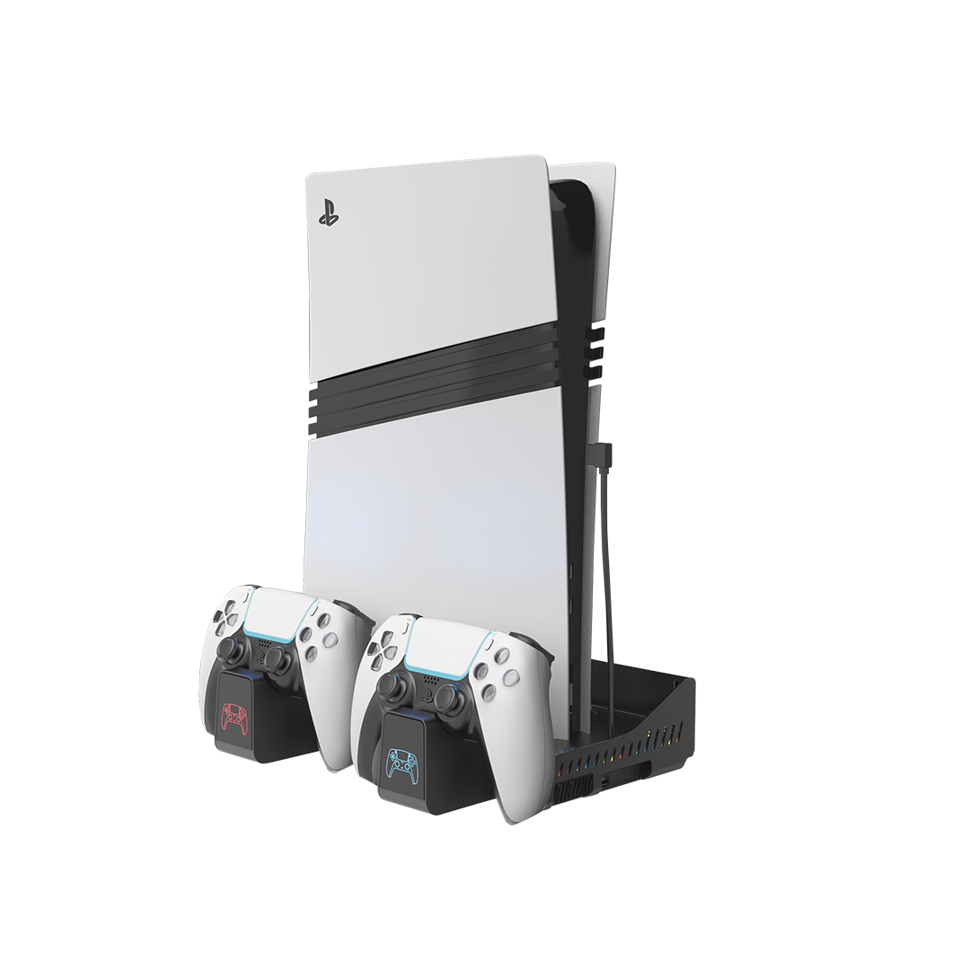 tgs18-1 پایه شارژر گیم پد و فن خنک کننده تسکوگیم مدل (TGS 18) LootRack