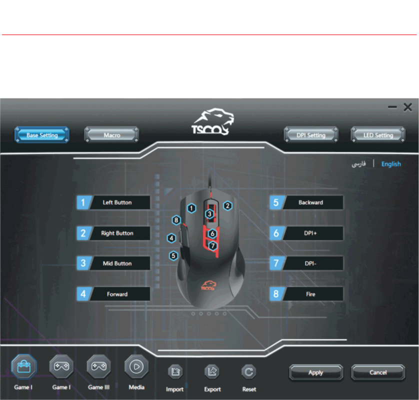 کیبورد گیمینگ تسکو GKM 8205