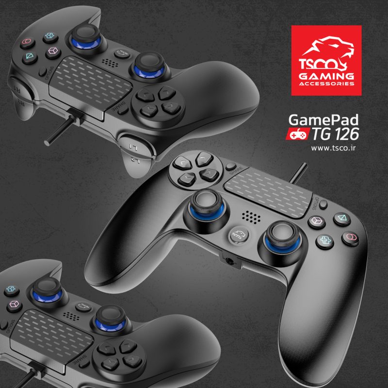 دسته بازی تسکوگیم مدل TG 126 7 دسته بازی تسکو TG 126