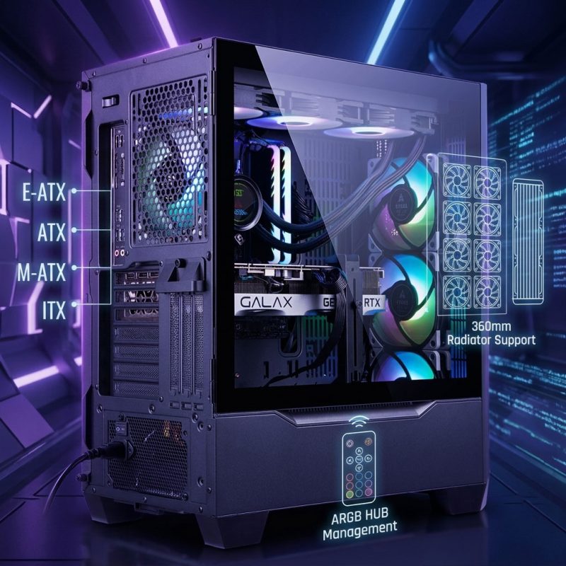 کیس گیمینگ تسکو مدل GC 4496