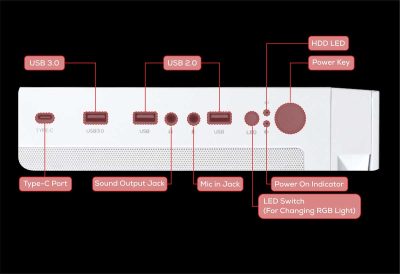 کیس گیمینگ تسکو مدل GC4510 Dragon’s Breath 49 GC 4510