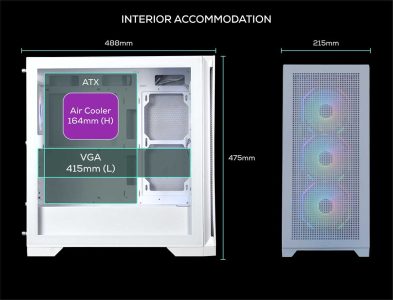 کیس گیمینگ تسکو مدل GC4510 Dragon’s Breath 44 GC 4510