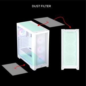 کیس گیمینگ تسکو مدل GC4510 Dragon’s Breath 48 GC 4510