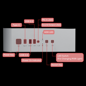 کیس گیمینگ تسکو مدل GC4515 Odin 7 GC4515