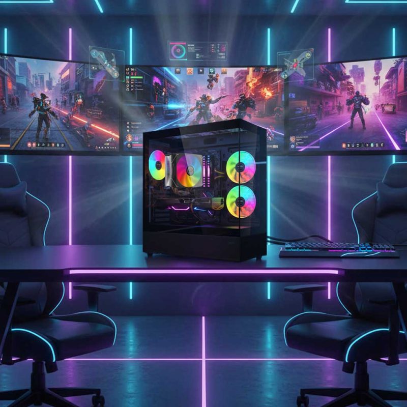 فن کیس گیمینگ تسکو GAFan 250 VAYU – Aurora Light