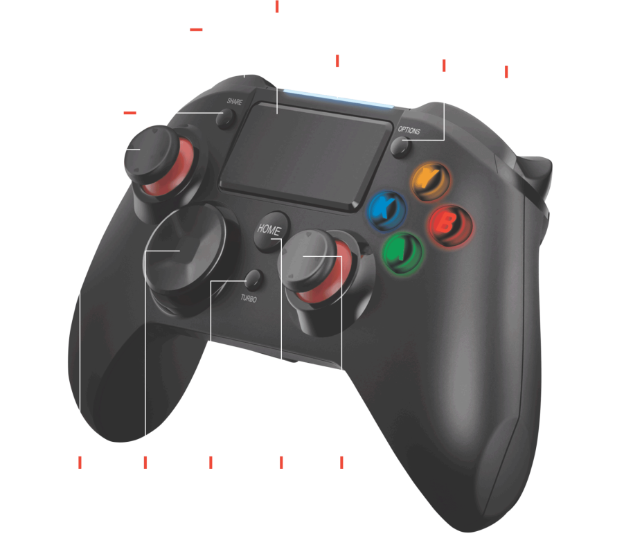 گیم پد تسکو مدل TG 170W 1 گیمپد تسکو مدل TG 170W