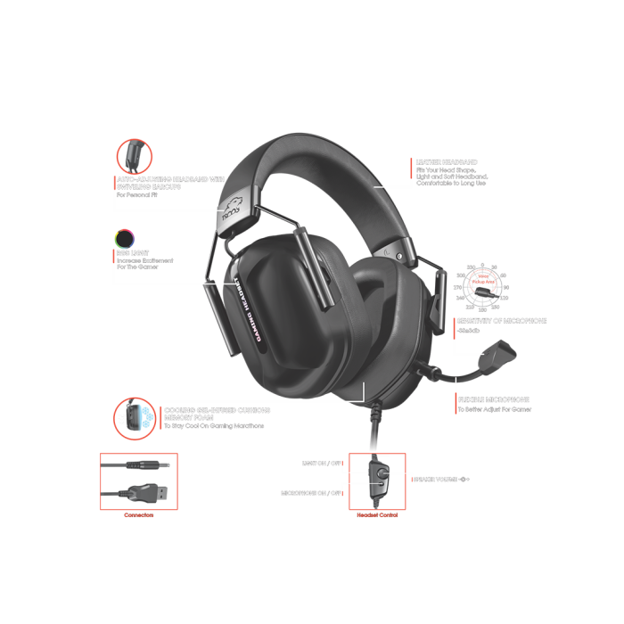 هدست گیمینگ تسکو مدل GH5161