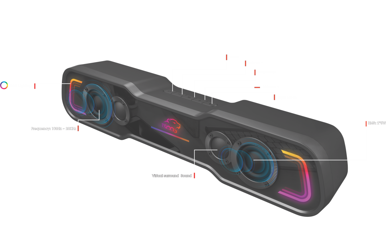 اسپیکر گیمینگ تسکوگیم GS23364