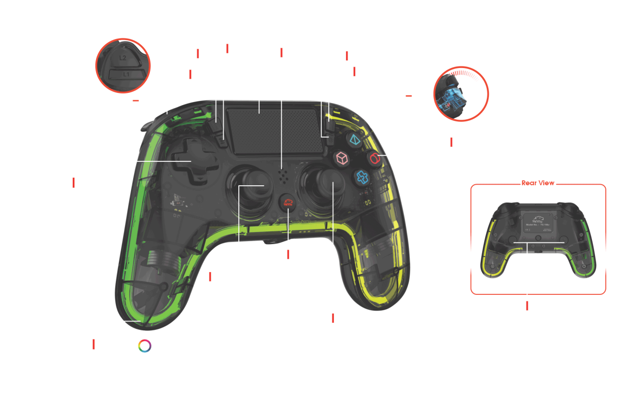 دسته بازی تسکوگیم مدل TG 158BT 1 دسته بازی گیم G-158BT