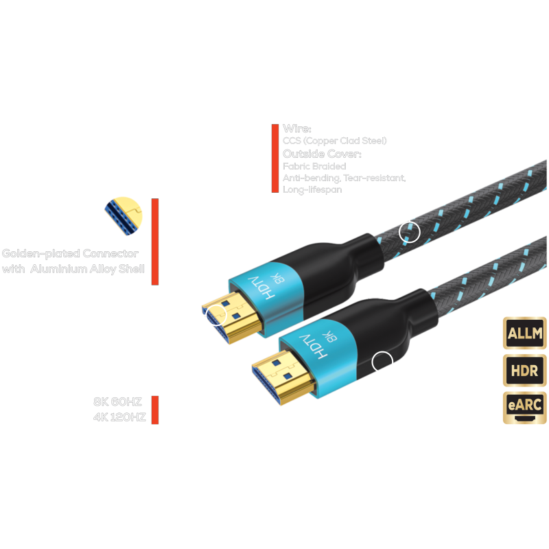 کابل HDMI گیمینگ تسکوگیم مدل GHC 71 1 کابل HDMI گیمینگ تسکوگیم مدل GHC 71