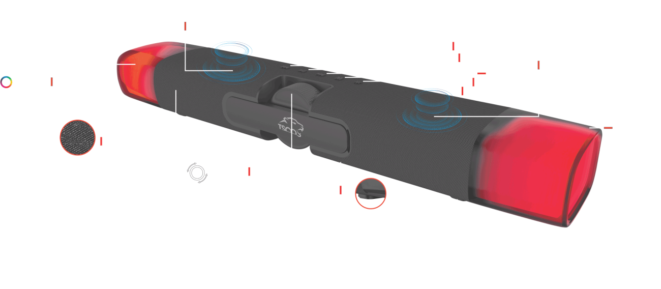 ساندبار گیمینگ تسکوگیم GS23360